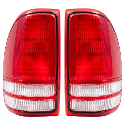 Pair Tail Lights For 97-04 Dodge Dakota Pickup Tail Lamps Set 55055113 55055112 • $74.90