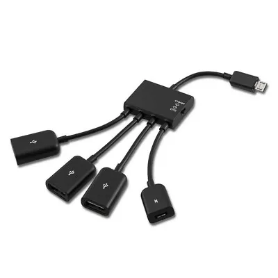 Micro USB Charging OTG Hub Splitter Cable For Smart Phone Android Tablet 4 In 1 • $8.49