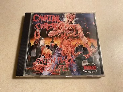 $59.99 • Buy Cannibal Corpse - Eaten Back To Life CD (1990 Music For Nations UK 1st Press)
