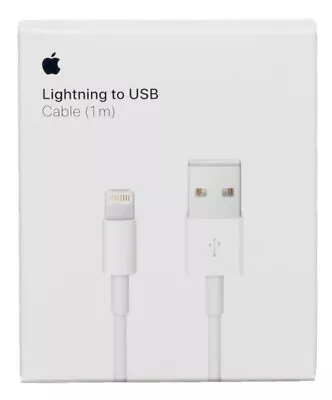 GENUINE ORIGINAL Apple IPhone 14 13 12 11 Charger USB To Lightning Cable - 1M • £4.99