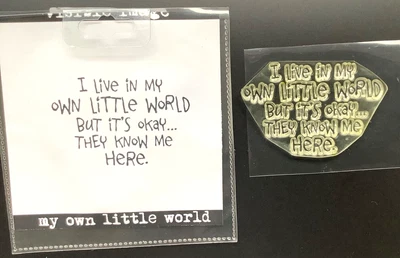 £3.99 • Buy Visible Image - Clear Stamp - MY OWN LITTLE WORLD - 5.5 X 8cms - DISCONTINUED