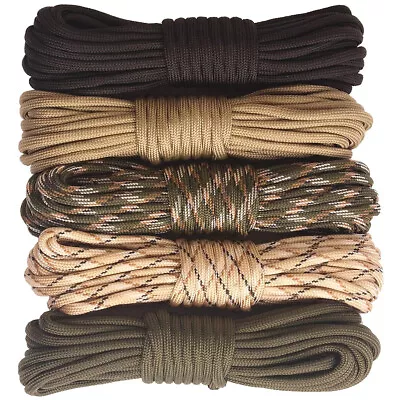 Outdoor Survival Paracord Parachute Fire Cord Military Grade Heavy Duty Paracord • $11.99