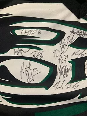 Quad City Mallards Team Signed Hockey Jersey Autographed ECHL • $125