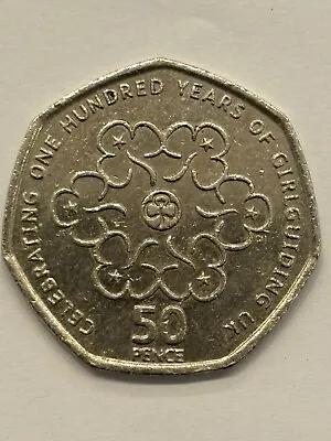 Girlguiding 50p Coin 2010 • £2.50