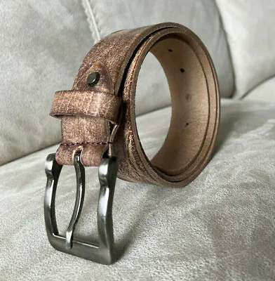 £6.99 • Buy Handmade Mens Leather Belt, Thick Leather Belt, Full Grain Best Leather Belt