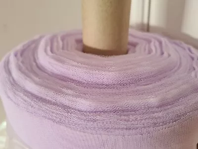 Quality Soft Lilac Dressmaking Veiling Net Width 145/150cm Fine Premium Tulle • £3.99