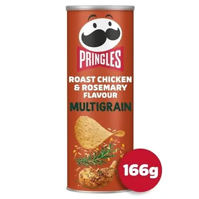 £3.99 • Buy Pringles Multigrain Roast Chicken & Rosemary Flavour Sharing Crisps Snacks 166g
