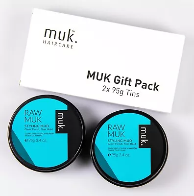 Raw Muk Hair Wax Twin GIFT Pack 2x 95g - Firm Hold Just £12.45 Each!  • £24.90