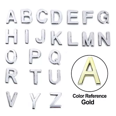 Door Alphabet Door Letters Crafts Hotels 50x35x6mm ABS Resin Black Bronze • $6.26