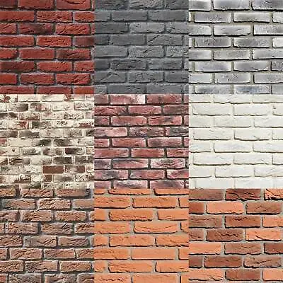 £31.26 • Buy Decorative Brick, Wall Cladding, Slate Stone Tile Slips Brick Tiles