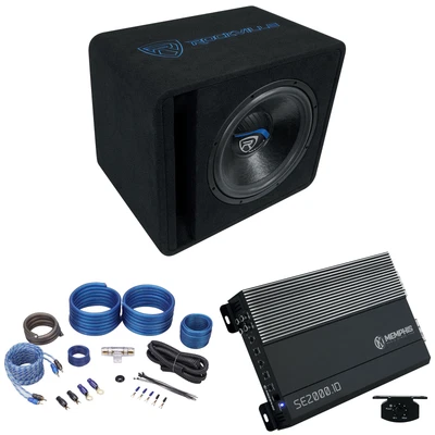 $269.95 • Buy Rockville VS15K51 15  K5 2000w Car Subwoofer In Vented Sub Box+Memphis Amplifier