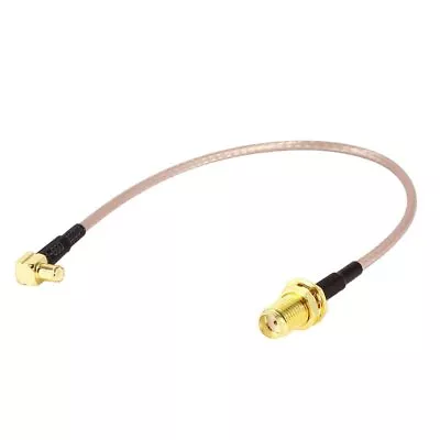 £3.99 • Buy MCX Right Angle Male To SMA Female Bulkhead Mount - RG316 Pigtail - UK Seller 