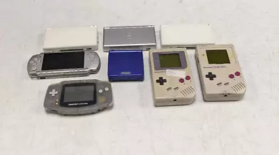 Lot Of 8 Various Hand-Held Consoles(For Parts/Repair) • $107.50