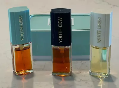 Vintage Estee Lauder Youth Dew Collection In Plastic Box Perfume Sample Set Of 3 • $4.99
