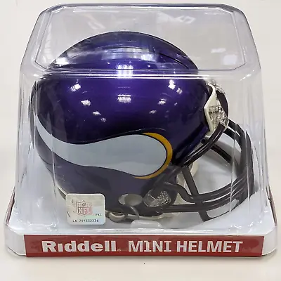 Minnesota Vikings Unsigned 2002-12 Throwback Riddell VSR4 Mini Helmet NOT SPEED! • $79.99