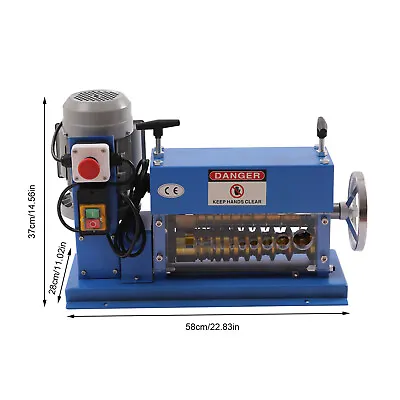 Electric Wire Stripping Machine Cable Stripper 1.5mm-38mm Copper Recycle Tool • £379