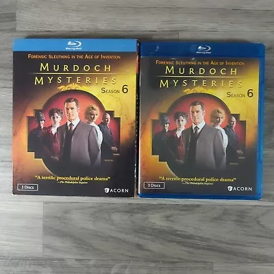 Murdoch Mysteries: Season 6 (Blu-Ray 3-Disc Set) Complete W Slipcover EUC  • $14.99