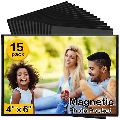 15 Pack 4x6 Inch Magnetic Picture Frame For Refrigerator Fridge Pictures Frame • $12.13