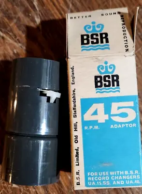 Vintage BSR 45 RPM Lot (of) 2 - Spindle Adaptor For UA15 Great Britain • $18.95