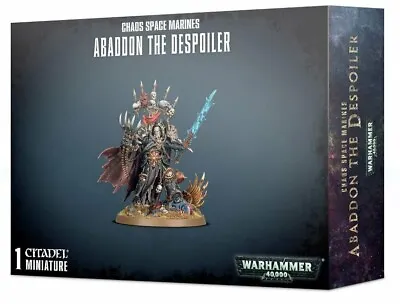 Games Workshop Warhammer 40K Chaos Space Marines Abaddon The Despoiler Boxed Set • $59.50