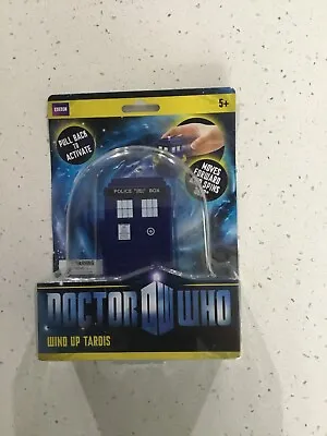 Doctor Who Wind Up Tardis On Wheels Spin Police Box 4” Toy Figure Rare • $80