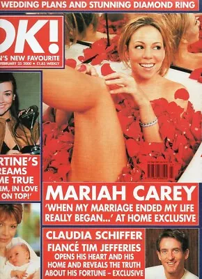 Sexy Mariah Carey Kim Wilde Claudia Schiffer D Beckham Uk Ok Magazine 2000 L@@k • £24.09