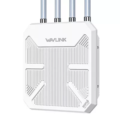 AX3000 Outdoor WiFi 6 Long Range Mesh Extender Dual Band IP67 Weatherproof W/PoE • $199.98