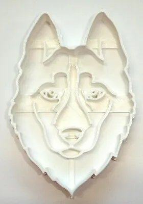 Husky Dog Face Detailed Double Coat Working Sled Breed Cookie Cutter Usa Pr3851 • $2.99