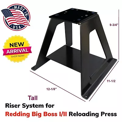 $145.89 • Buy Steel Riser Mount Platform Stand For Redding Big Boss I/II Reloading Press Bench