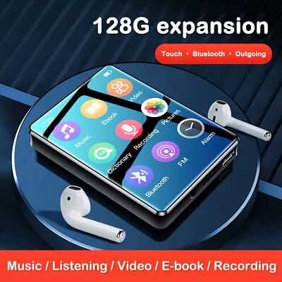 2.4“ Touch MP3 MP4 Player Bluetooth HiFi Lossless Sound FM Music Voice Recorder • $28.11