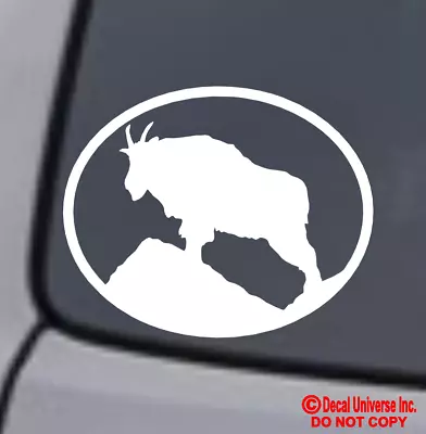 MOUNTAIN GOAT Vinyl Decal Sticker Car Window Wall Bumper Macbook Billy Oval Love • $3.69