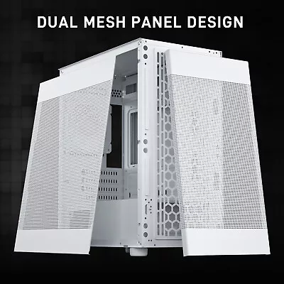 Darkrock MH200 Micro ATX Gaming Computer Case Dual Mesh Panel Mid-Tower PC Case • $49.99