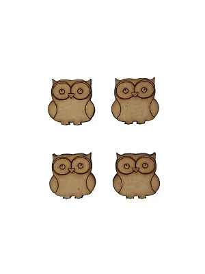 16x Owl Bird 2cm Wood Craft Embelishments Laser Cut Shape MDF • £3.15