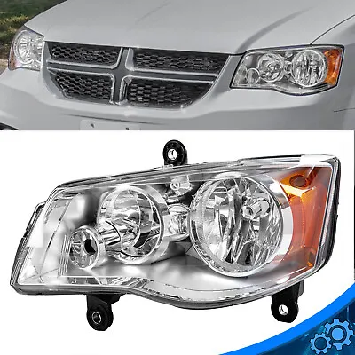 Headlight Left Side For 11-20 Dodge Grand Caravan 08-16 Chrysler Town & Country • $52