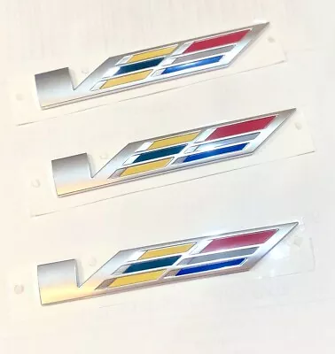 Cadillac Cts V Series Emblem 3 Pack Massive Discount 100% Authentic Gm 23356910 • $64.99