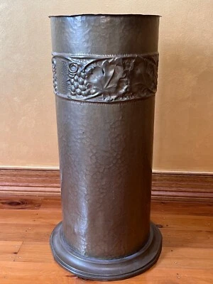 $890 • Buy Antique Brass Large Round Umbrella Stand
