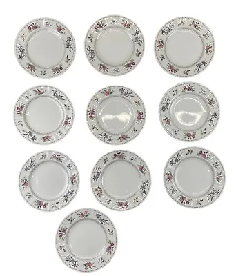 Mikasa Maxima Floral Brywood Trellis Bread And Butter Plates 6.5” S/10  Japan • $49.87