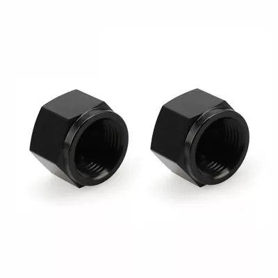 2pcs Black AN8 Female AN Flare Fitting Cap 8AN Block Off Nut Aluminum Flare Cap • $14.20