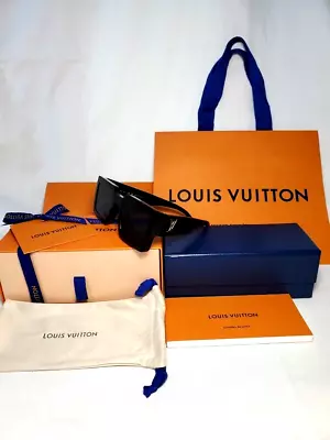 Louis Vuitton Clash Square Sunglasses Cyclone Millionaires Black New • $819