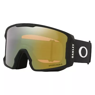 New Oakley Line Miner L Snow Goggles Matte Black/prizm Sage Gold Gbl Blk • $114