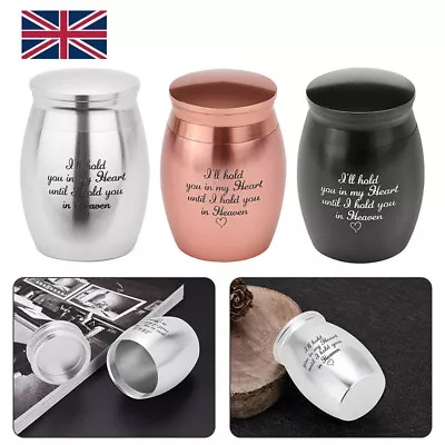 £6.99 • Buy Small Cremation Urn Jar Holder Keepsake For Human Pet Ashes Memorial Funeral Box