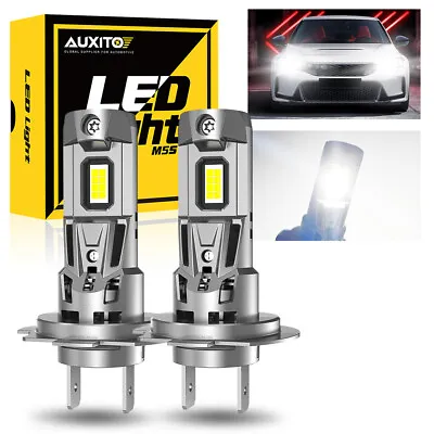 AUXITO H7 LED Headlight Conversion Kit High And Low Beam Bulbs Super White Light • $27.54