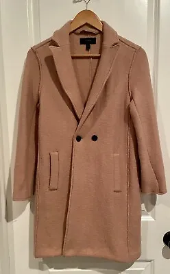 JCREW Daphne Topcoat Italian Boiled Wool Camel Beige Unlined Size 2P - Preowned • $98