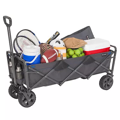 Mac Sports Collapsible Folding All Terrain Outdoor Beach Utility Wagon Cart NEW • $126.18