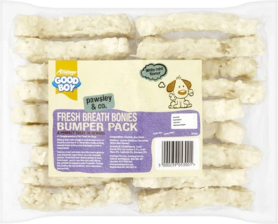 £11.24 • Buy Good Boy - Munchy Fresh Breath Bonies - Dog Chews - Dental Chews For Dogs - Pack