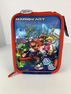 0026 Thermos Brand Kids 3-D Mario Kart PVC Free Insulated Lunchbox NWT • $11.50