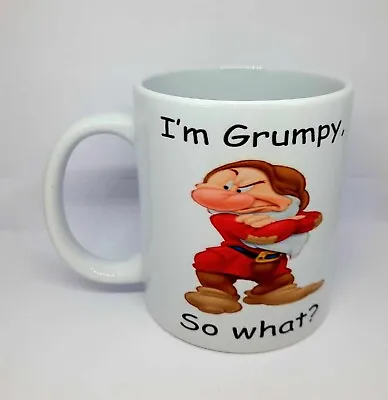 Mr Grumpy Fathers Day Coffee Mug Novelty Birthday Present Work Grandad Gift Cups • £9.99