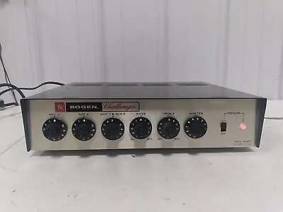 Vintage Bogen Challenger Model: C-35 Amplifier Tested Working #504 • $41.65