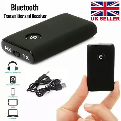 £7.76 • Buy Wireless Bluetooth 5.0 Transmitter Receiver 3.5mm Audio Jack Aux Adapter A2DP