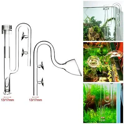 Clear Aquarium Lily Pipe Inflow/Outflow With Surface Skimmer 13/17mm Connector • £16.92